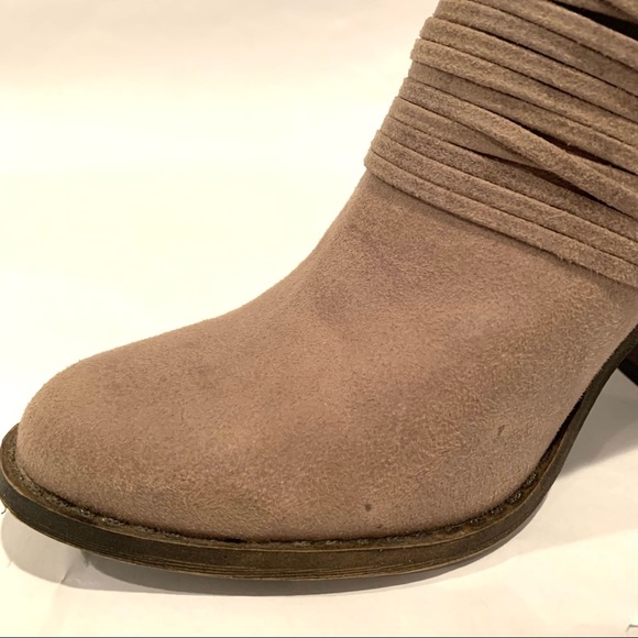 Fergalicious Tan Wicket Strappy Ankle Boots - Picture 10 of 10